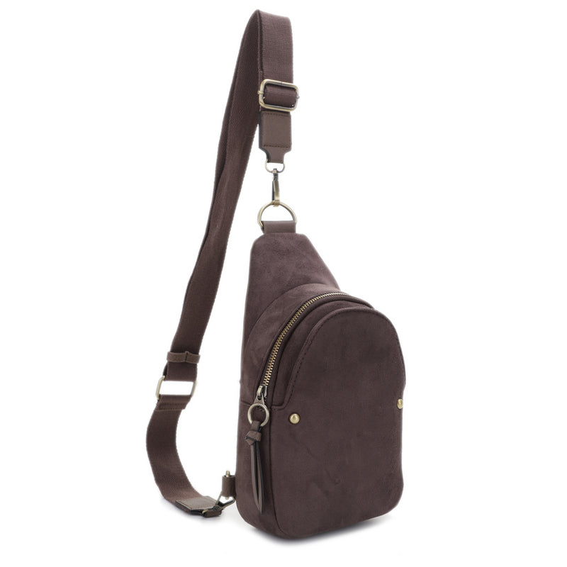 Gabrielle Suede Sling Bag