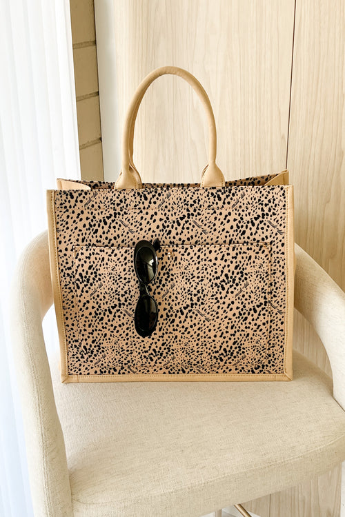 Dahlia Canvas Tote