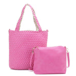 Ray 2 Piece Set Woven Tote