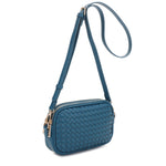 Eva Texture Double Compartment Crossbody