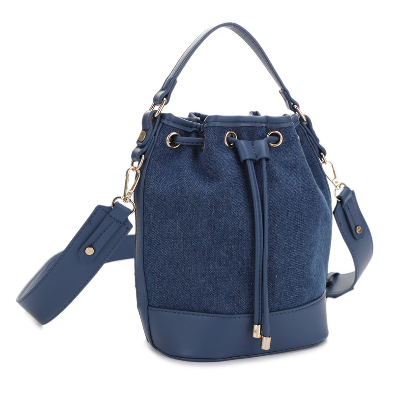 Ella Denim Bucket Crossbody