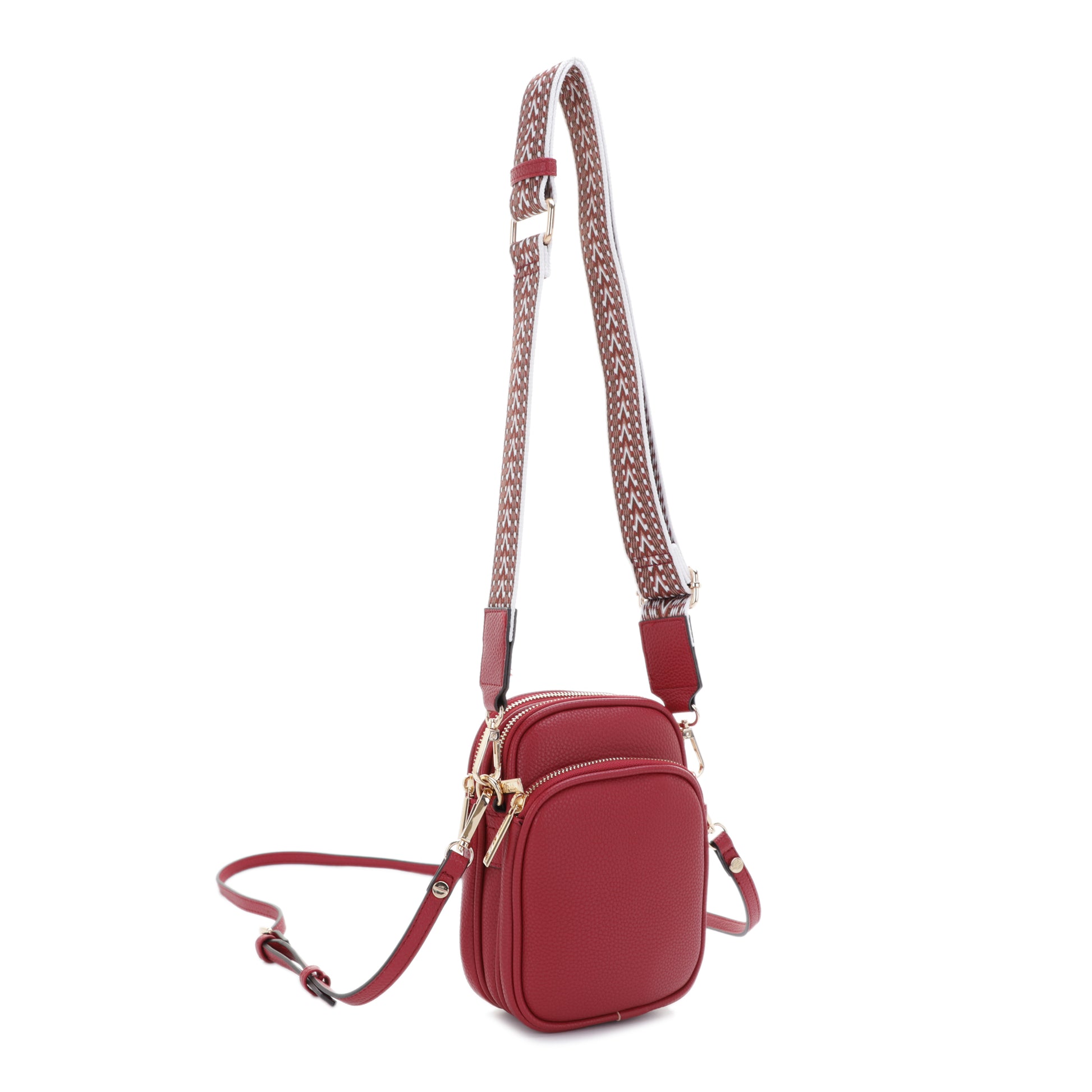 Purple Haze Triple Zip Crossbody Bag – Gems from Paradise Inc.