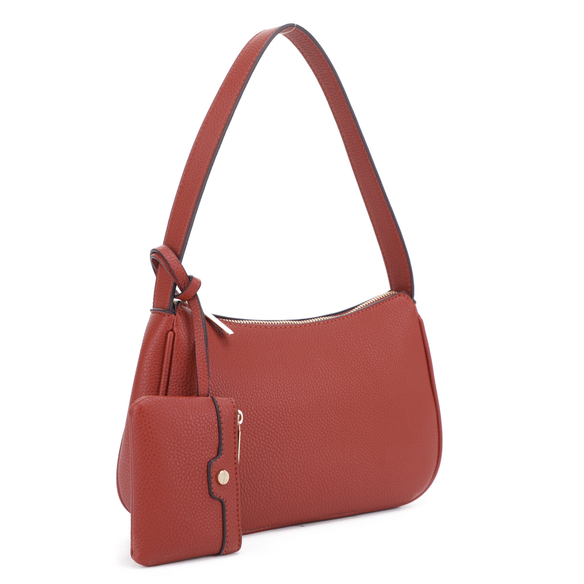 Baguette leather handbag