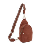 Kelly Convertible Suede Sling Bag