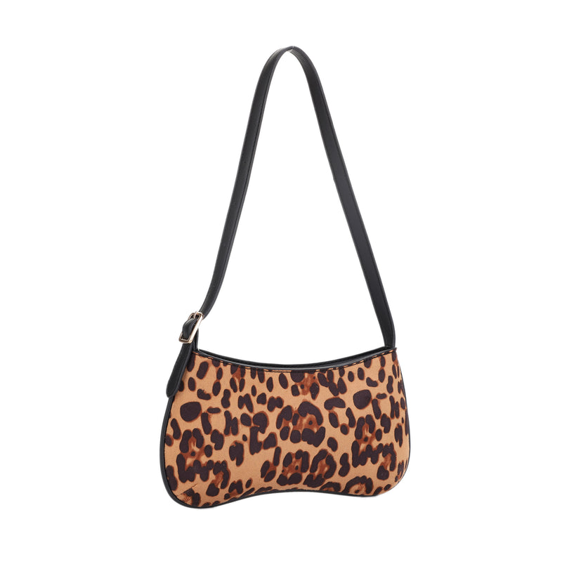 Imani Leopard Shoulder Bag