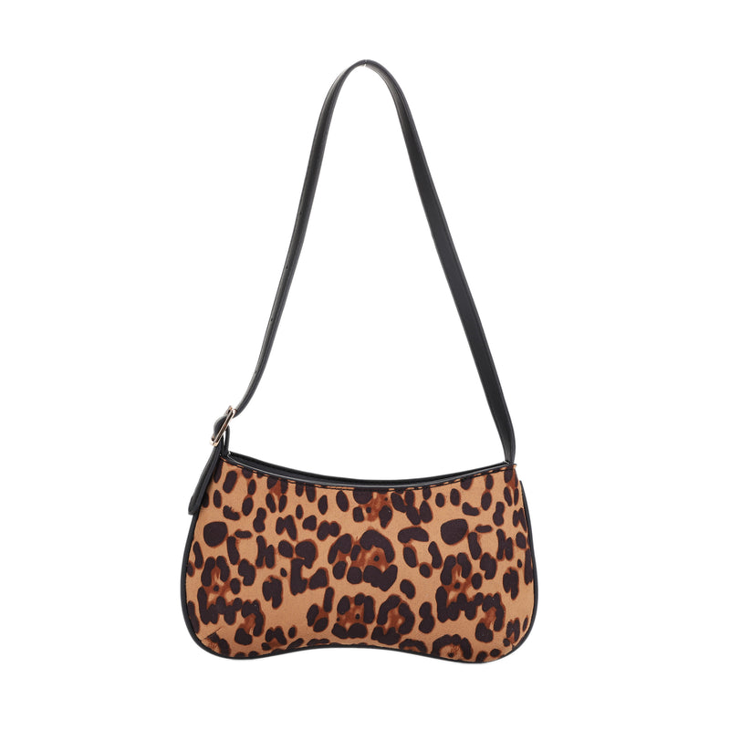 Imani Leopard Shoulder Bag