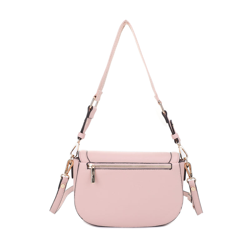 Kiana Double Strap Flap Shoulder Crossbody Bag