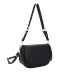 Kiana Double Strap Flap Shoulder Crossbody Bag