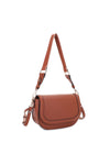 Kiana Double Strap Flap Shoulder Crossbody Bag