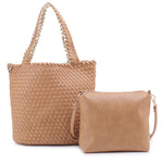 Ray 2 Piece Set Woven Tote