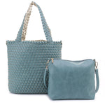 Ray 2 Piece Set Woven Tote